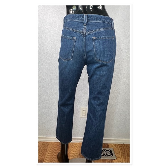 JBRAND WYNNE 100% COTTON HIGH RISE CROP JEANS Sz 27 - Picture 2 of 9
